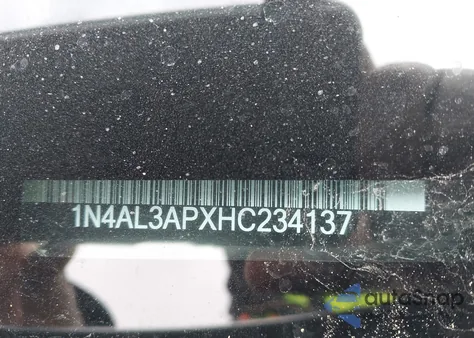 2017 Nissan Altima 2.5 Sl z USA, uszkodzony, nr VIN 1N4AL3APXHC234137